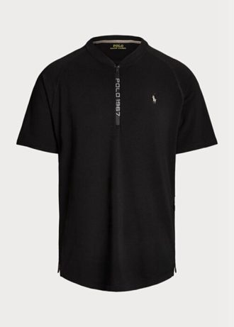 Tricouri negre Ralph Lauren personalizate Slim Fit Performance Jersey Tricouri negre Ralph Lauren personalizate Slim Fit Performance Jersey