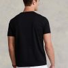 Tricouri negru pentru bărbați Ralph Lauren, personalizate, slim cu gât crew, pentru bărbați Tricouri negru pentru bărbați Ralph Lauren, personalizate, slim cu gât crew, pentru bărbați