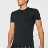 Tricouri negru Ralph Lauren pentru bărbați, pachet de 3 asortate, cu gât crew
