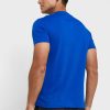 Tricouri pentru bărbați albastru Ralph Lauren Essential cu gât crew Tricouri pentru bărbați albastru Ralph Lauren Essential cu gât crew