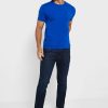Tricouri pentru bărbați albastru Ralph Lauren Essential cu gât crew Tricouri pentru bărbați albastru Ralph Lauren Essential cu gât crew
