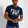 Tricouri pentru bărbați, cu logo-ul Ralph Lauren, cu decolteu rotund