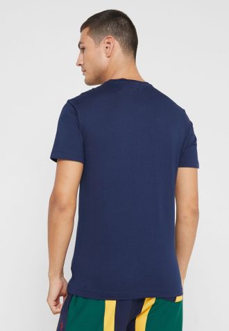 Tricouri pentru bărbați, cu logo-ul Ralph Lauren, cu decolteu rotund