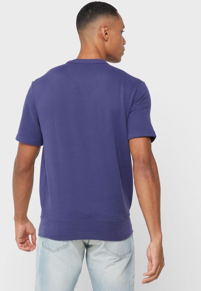 Tricouri pentru bărbați, cu logo-ul Ralph Lauren, cu decolteu rotund