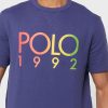 Tricouri pentru bărbați, cu logo-ul Ralph Lauren, cu decolteu rotund
