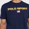 Tricouri pentru bărbați, cu logo-ul Ralph Lauren, cu decolteu rotund
