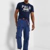 Tricouri pentru bărbați, cu logo-ul Ralph Lauren, cu decolteu rotund