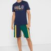 Tricouri pentru bărbați, cu logo-ul Ralph Lauren, cu decolteu rotund