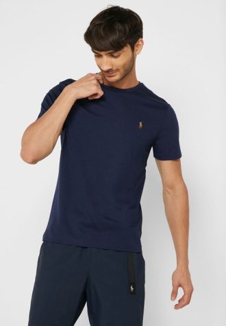 Tricouri pentru bărbați Ralph Lauren Essential cu decolteu rotund pentru bărbați