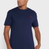 Tricouri pentru bărbați Ralph Lauren Essential cu decolteu rotund pentru bărbați Tricouri pentru bărbați Ralph Lauren Essential cu decolteu rotund pentru bărbați