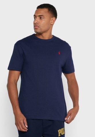 Tricouri pentru bărbați Ralph Lauren Essential cu decolteu rotund pentru bărbați