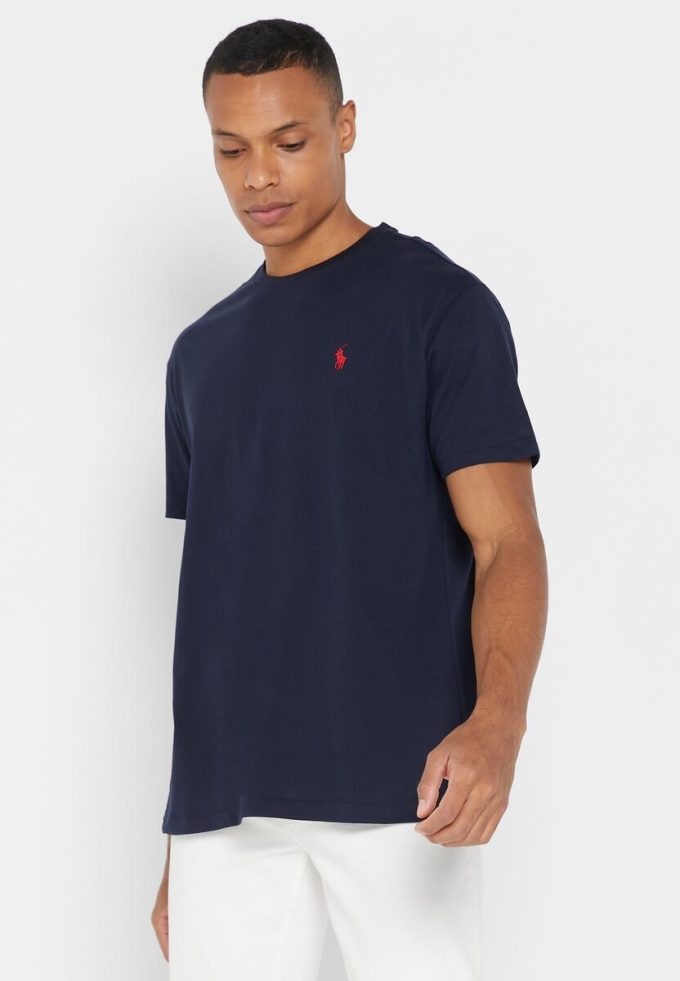 Tricouri pentru bărbați Ralph Lauren Essential cu decolteu rotund pentru bărbați