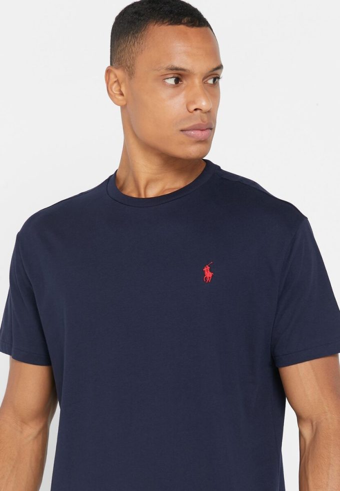 Tricouri pentru bărbați Ralph Lauren Essential cu decolteu rotund pentru bărbați