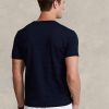 Tricouri pentru bărbați Ralph Lauren, personalizate, cu decor subțire, cu gât crew, pentru bărbați