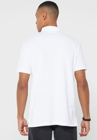 Tricouri polo albe Ralph Lauren Essential pentru bărbați