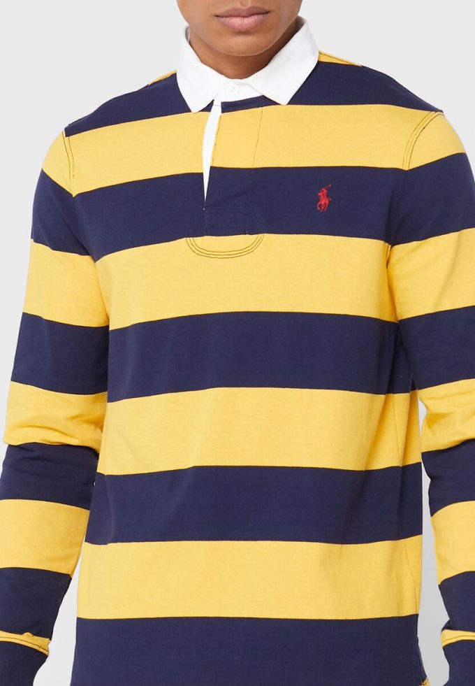 Tricouri polo cu dungi Ralph Lauren multicolore pentru bărbați Tricouri polo cu dungi Ralph Lauren multicolore pentru bărbați