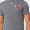 Tricouri polo cu logo brodat Ralph Lauren pentru bărbați gri Tricouri polo cu logo brodat Ralph Lauren pentru bărbați gri