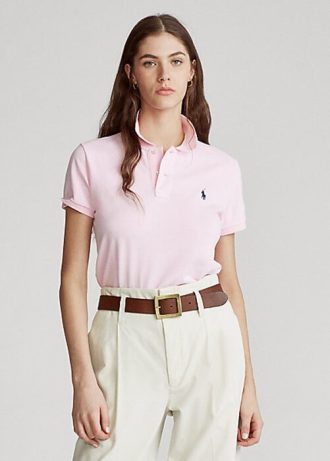 Tricouri polo de damă, cu plasă, Ralph Lauren, de culoare clasică Tricouri polo de damă, cu plasă, Ralph Lauren, de culoare clasică