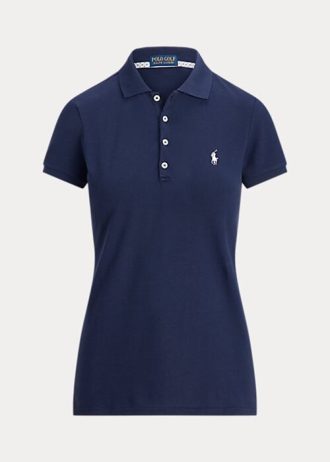 Tricouri polo de performanță, cu croială, Ralph Lauren, pentru femei, bleumarin Tricouri polo de performanță, cu croială, Ralph Lauren, pentru femei, bleumarin