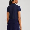 Tricouri polo de performanță, cu croială, Ralph Lauren, pentru femei, bleumarin