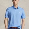 Tricouri polo de performanță Ralph Lauren Classic Fit, albastre, pentru bărbați Tricouri polo de performanță Ralph Lauren Classic Fit, albastre, pentru bărbați