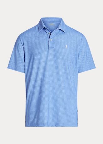 Tricouri polo de performanță Ralph Lauren Classic Fit, albastre, pentru bărbați