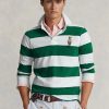 Tricouri polo de rugby alb Ralph Lauren, personalizate, slim Fit Bear Tricouri polo de rugby alb Ralph Lauren, personalizate, slim Fit Bear
