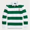 Tricouri polo de rugby alb Ralph Lauren, personalizate, slim Fit Bear Tricouri polo de rugby alb Ralph Lauren, personalizate, slim Fit Bear