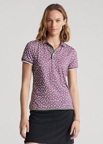 Tricouri polo din jerseu stretch pentru femei Ralph Lauren Tailored Fit Tricouri polo din jerseu stretch pentru femei Ralph Lauren Tailored Fit