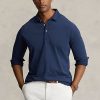 Tricouri polo din jersey Ralph Lauren pentru bărbați bleumarin Tricouri polo din jersey Ralph Lauren pentru bărbați bleumarin