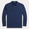 Tricouri polo din jersey Ralph Lauren pentru bărbați bleumarin Tricouri polo din jersey Ralph Lauren pentru bărbați bleumarin