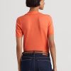 Tricouri polo din jersey Ralph Lauren pentru femei portocalii