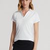 Tricouri polo din piqué, croite, Ralph Lauren, albe Tricouri polo din piqué, croite, Ralph Lauren, albe