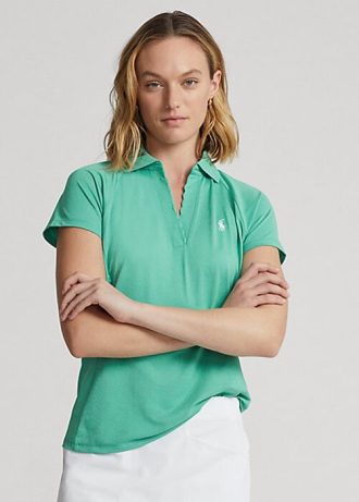 Tricouri polo din piqué, croite, Ralph Lauren, verzi