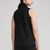 Tricouri polo fără mâneci din piqué, negru, pentru femei, Ralph Lauren Tricouri polo fără mâneci din piqué, negru, pentru femei, Ralph Lauren