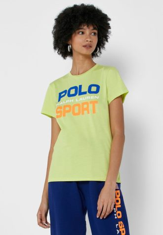 Tricouri polo galbene Ralph Lauren pentru femei Tricouri polo galbene Ralph Lauren pentru femei