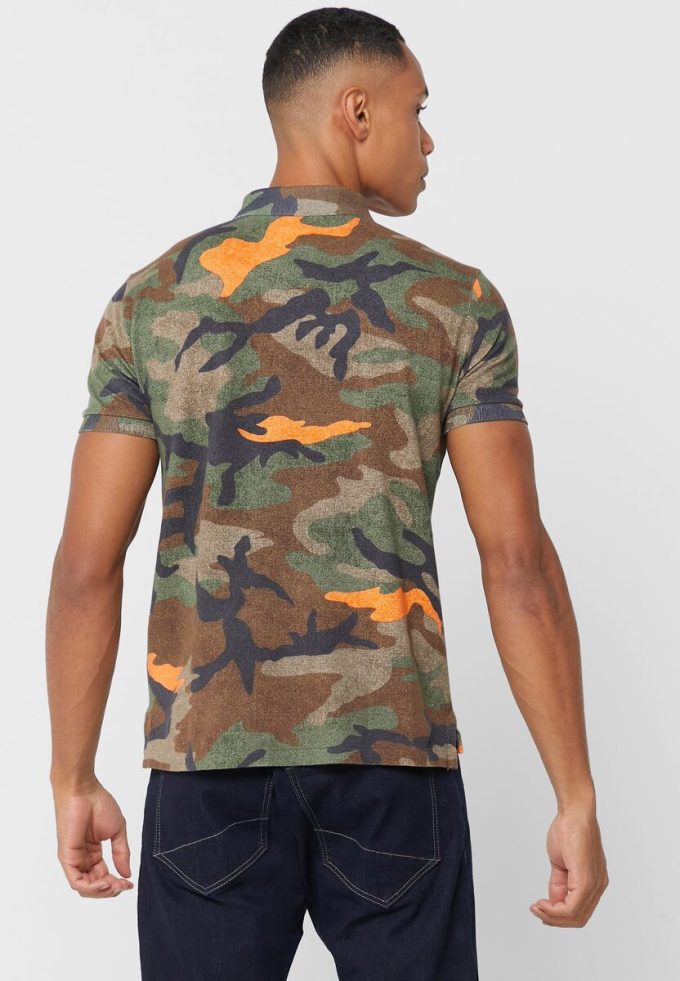 Tricouri polo multicolore pentru bărbați Ralph Lauren Camo