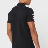 Tricouri polo negre pentru bărbați cu logo Ralph Lauren Tricouri polo negre pentru bărbați cu logo Ralph Lauren