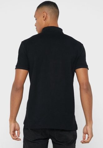 Tricouri polo negre Ralph Lauren Essential pentru bărbați