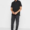 Tricouri polo negre Ralph Lauren Essential pentru bărbați Tricouri polo negre Ralph Lauren Essential pentru bărbați