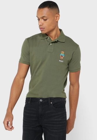Tricouri polo personalizate Ralph Lauren pentru bărbați verzi Tricouri polo personalizate Ralph Lauren pentru bărbați verzi