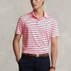 Tricouri polo Ralph Lauren Classic Fit Performance pentru bărbați roz