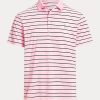 Tricouri polo Ralph Lauren Classic Fit Performance pentru bărbați roz