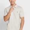 Tricouri polo Ralph Lauren Essential bej pentru bărbați
