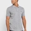 Tricouri polo Ralph Lauren Essential gri pentru bărbați