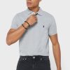 Tricouri polo Ralph Lauren Essential gri pentru bărbați