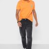 Tricouri polo Ralph Lauren Essential pentru bărbați portocalii