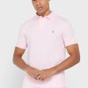Tricouri polo Ralph Lauren Essential pentru bărbați roz