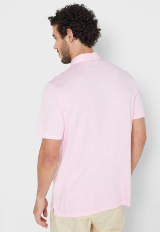 Tricouri polo Ralph Lauren Essential pentru bărbați roz