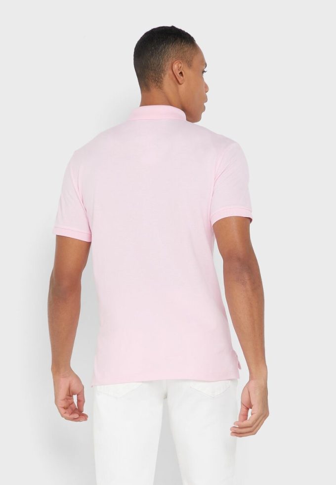 Tricouri polo Ralph Lauren Essential pentru bărbați roz